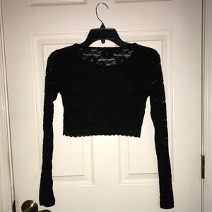 Forever 21 full lace crop top